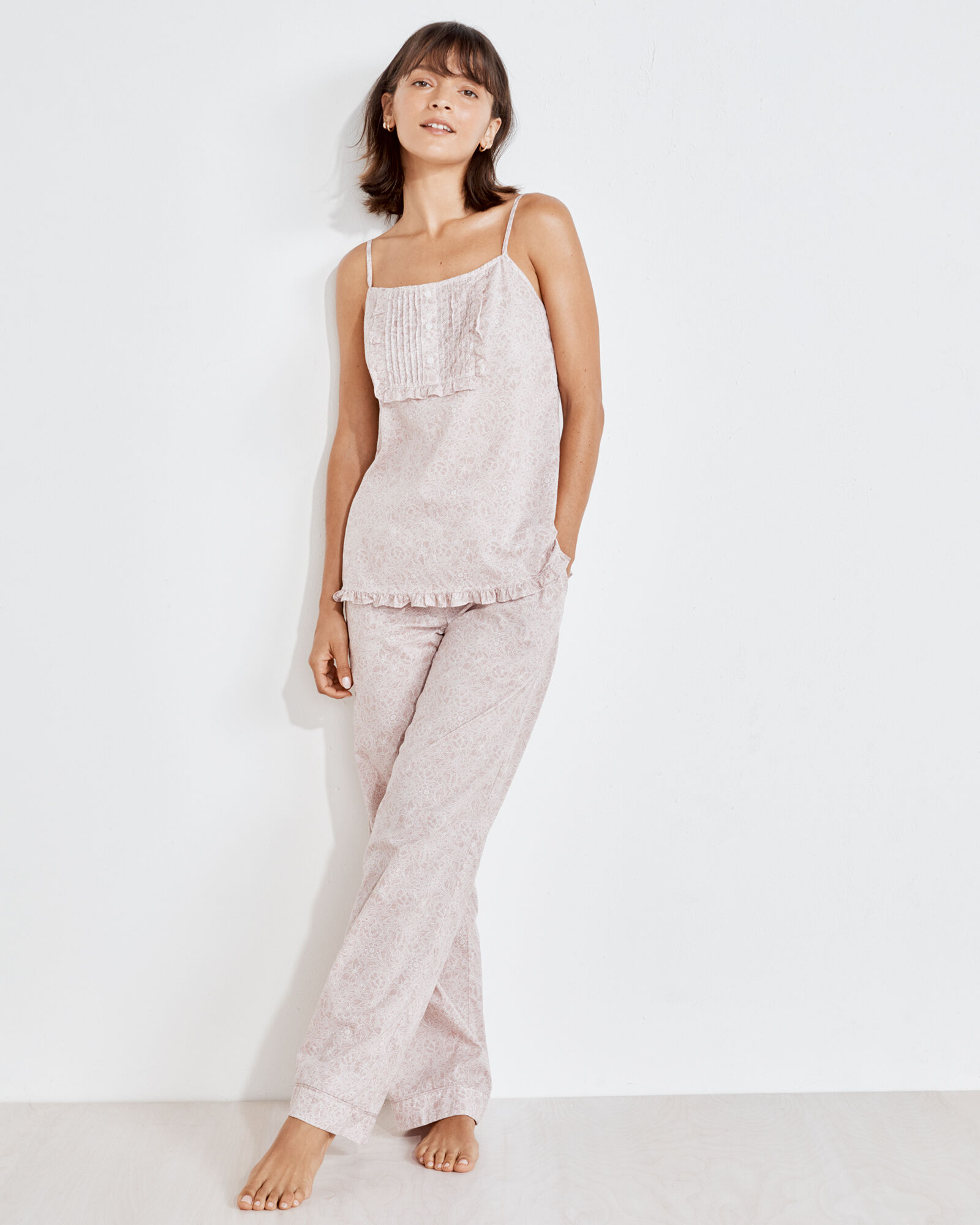 Organic True Cotton Floral Drawstring Pants