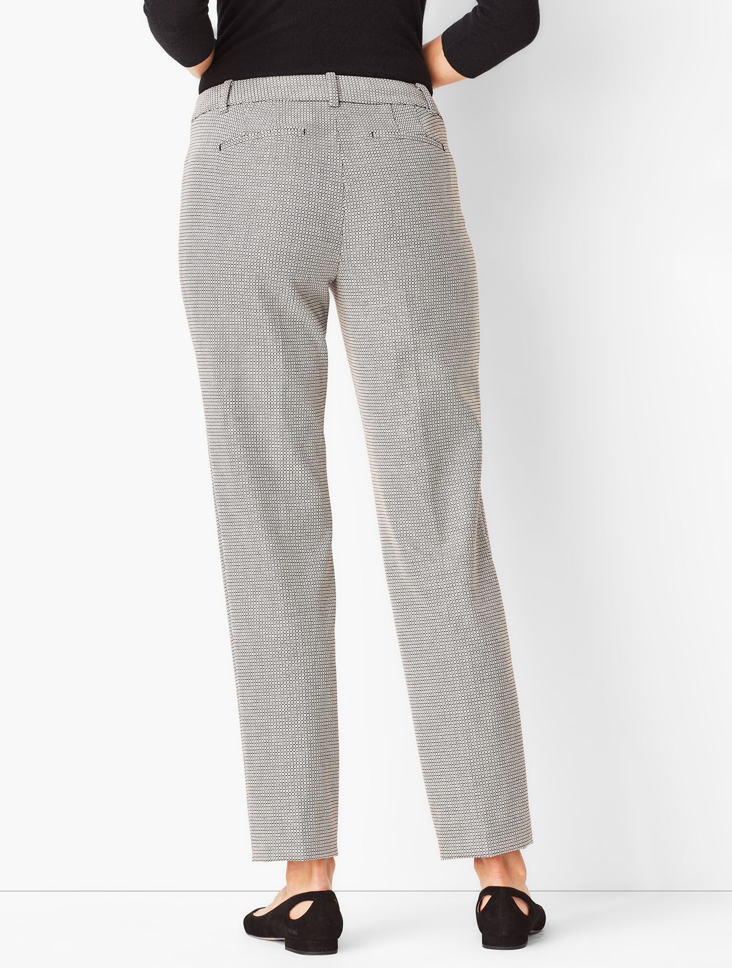 Talbots Hampshire Ankle Pants - Dobby | Talbots