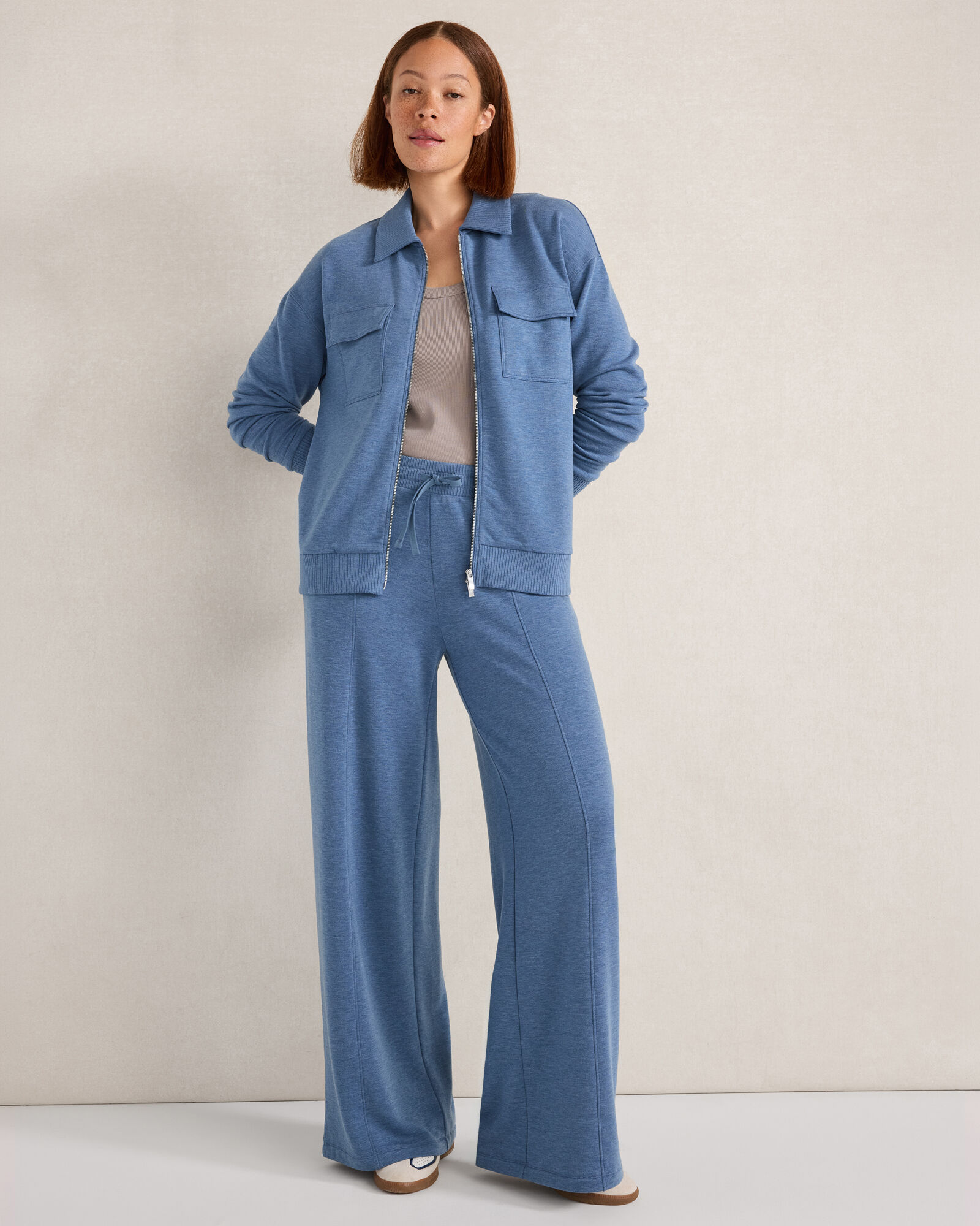 Fleece Wide Leg Pants