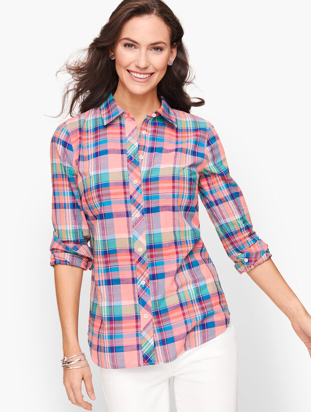 Classic Cotton Shirt - Madras