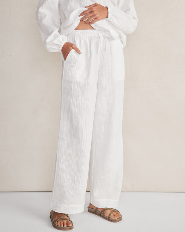 Organic Cotton Gauze Pants