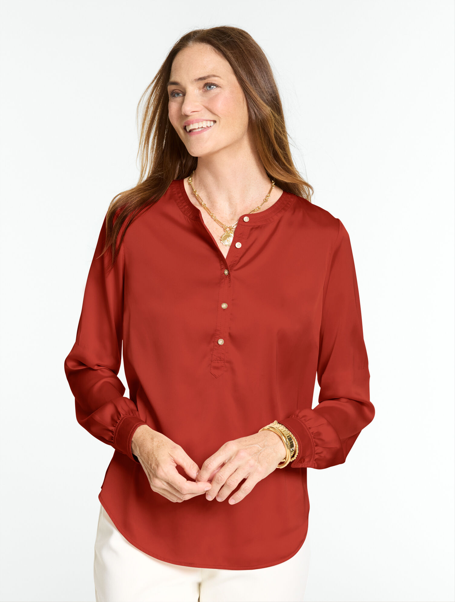 Soft Satin Charmeuse Top