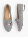 Ryan Novelty Loafers - Embroidered Holiday Dachshund