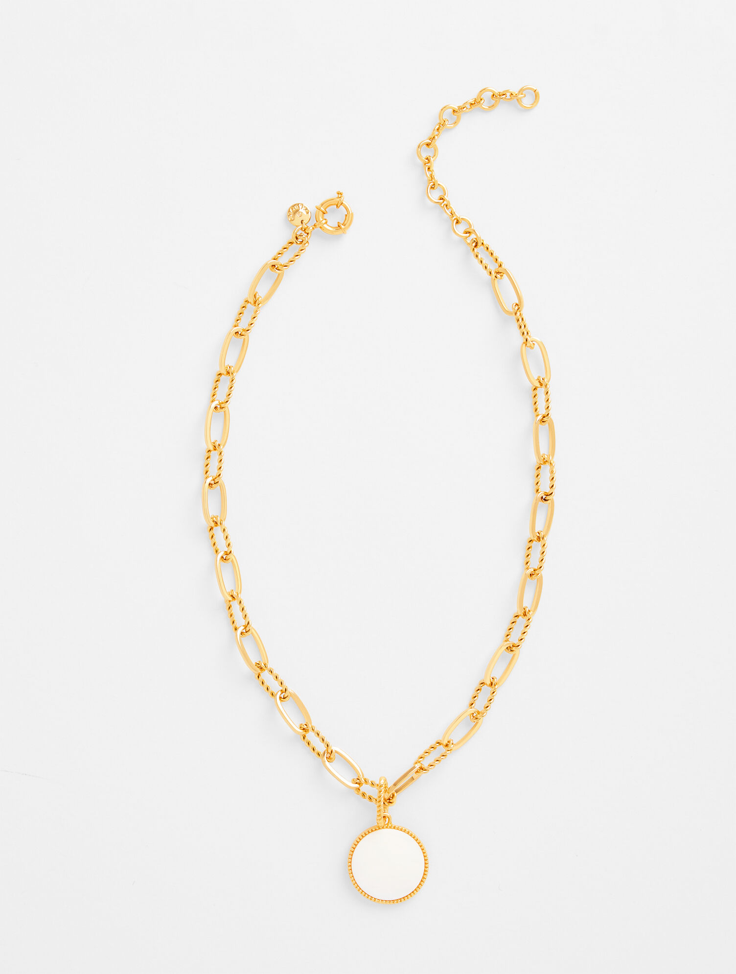 Mother Of Pearl Pendant Necklace