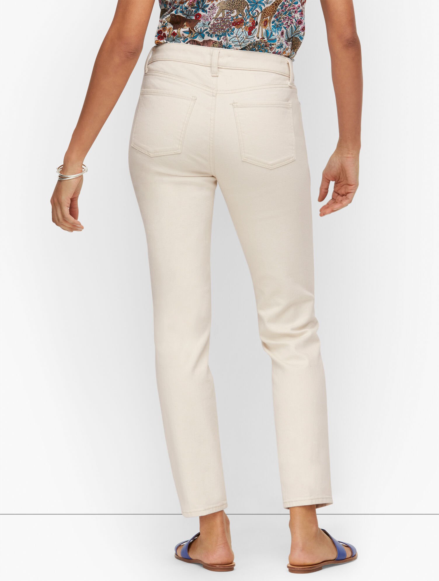 Slim Ankle Jeans - Natural - Curvy Fit