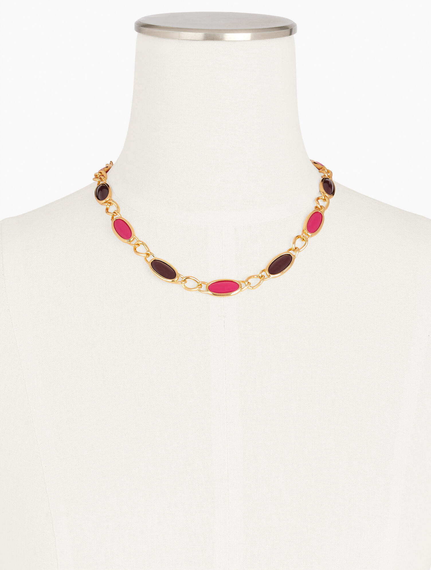 Multi Stone Statement Necklace
