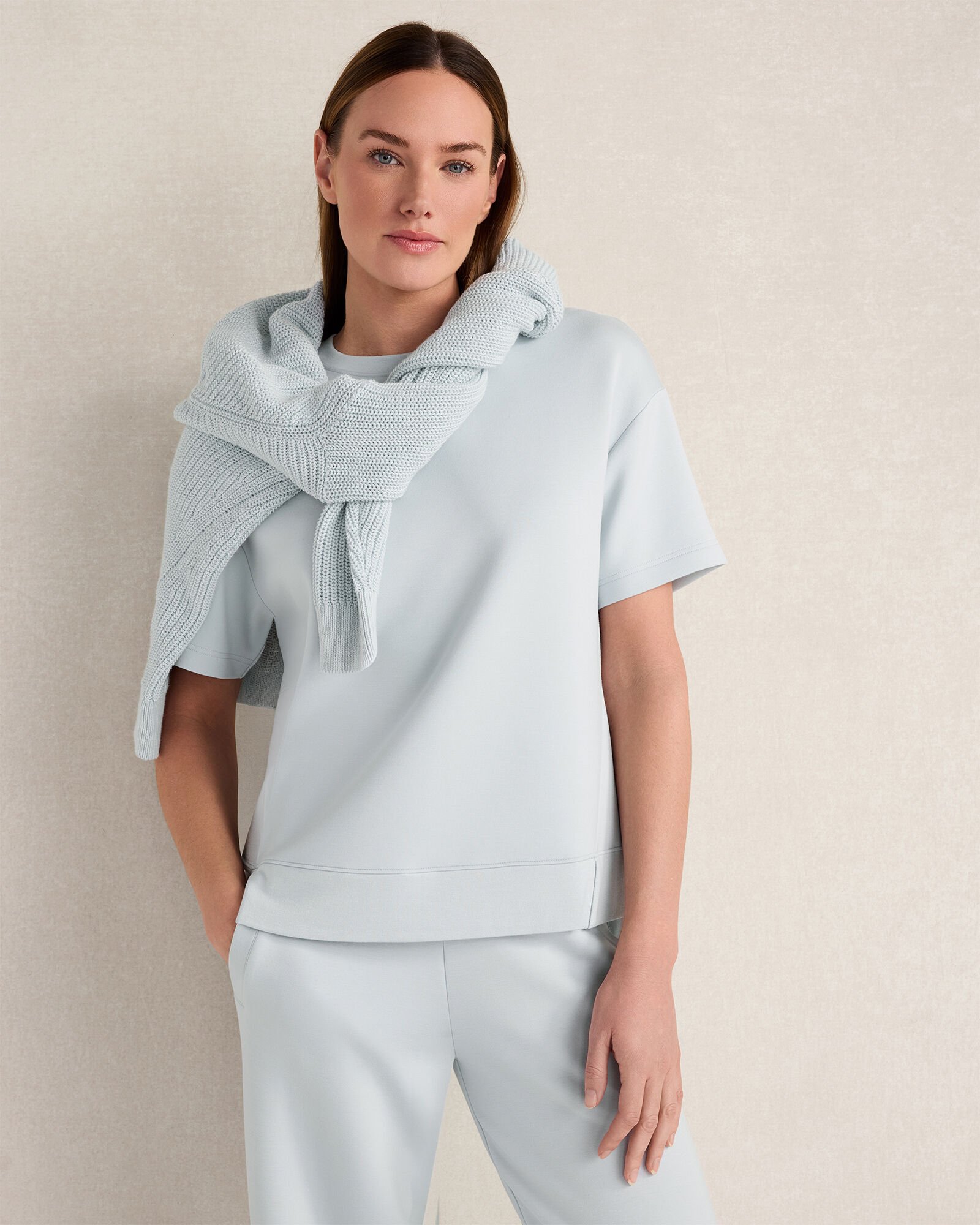Soft Knit Short Sleeve Top