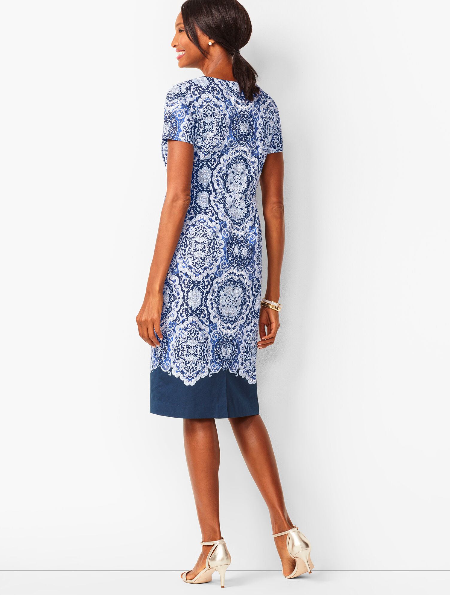 Medallion Sheath Dress
