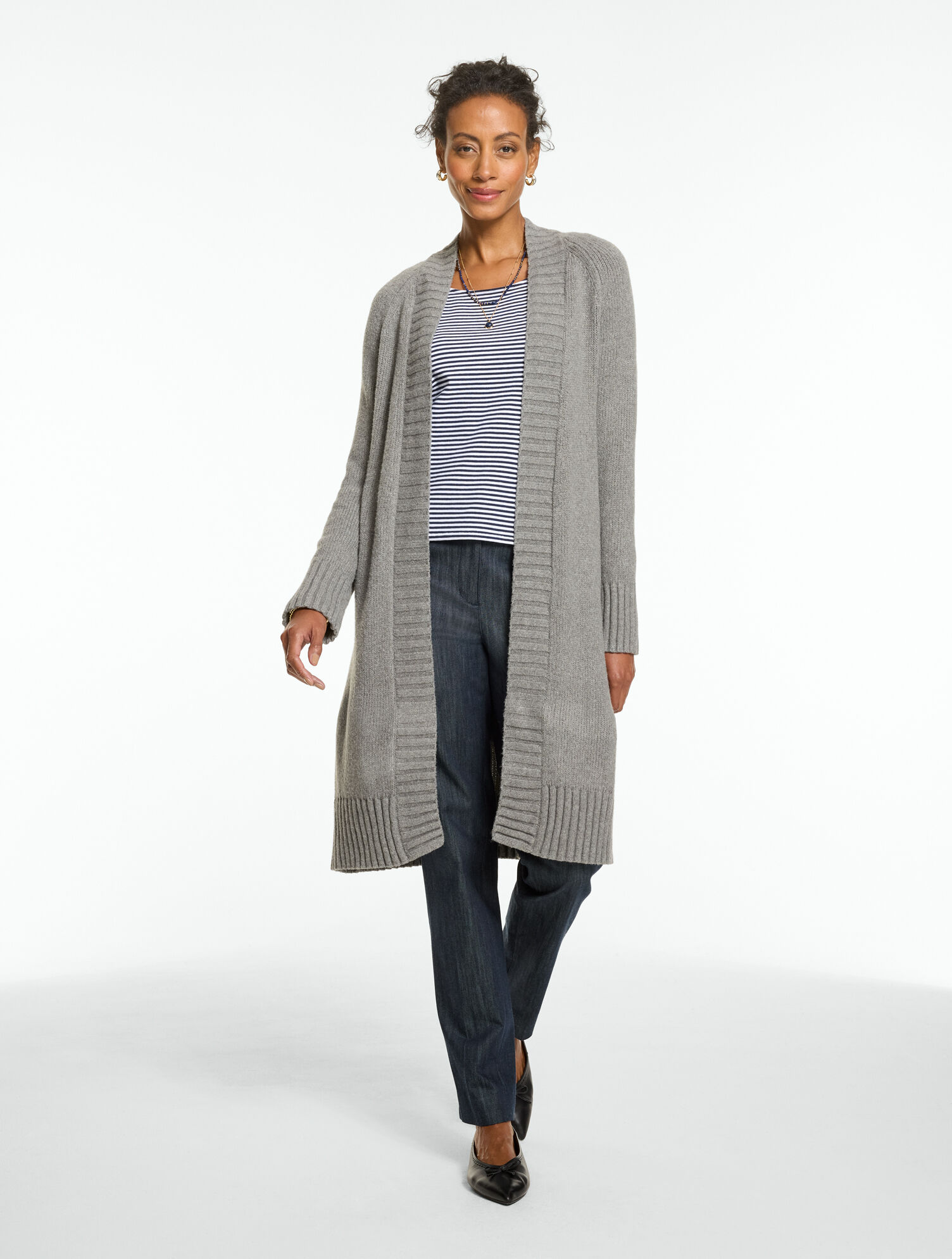 Open Front Duster Cardigan