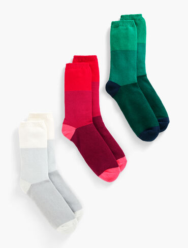 Colorblock 3-Pack Socks