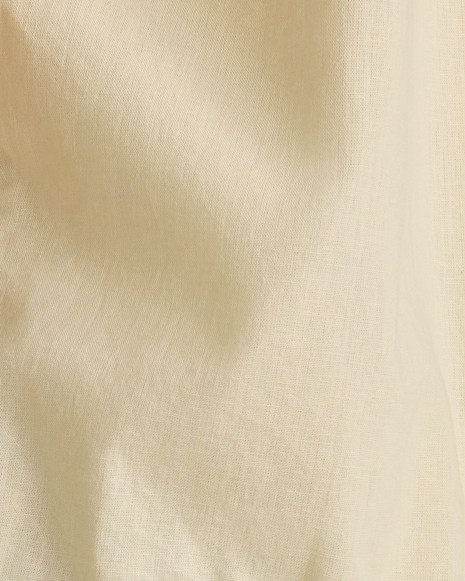 Organic Cotton Linen Button-Down Top