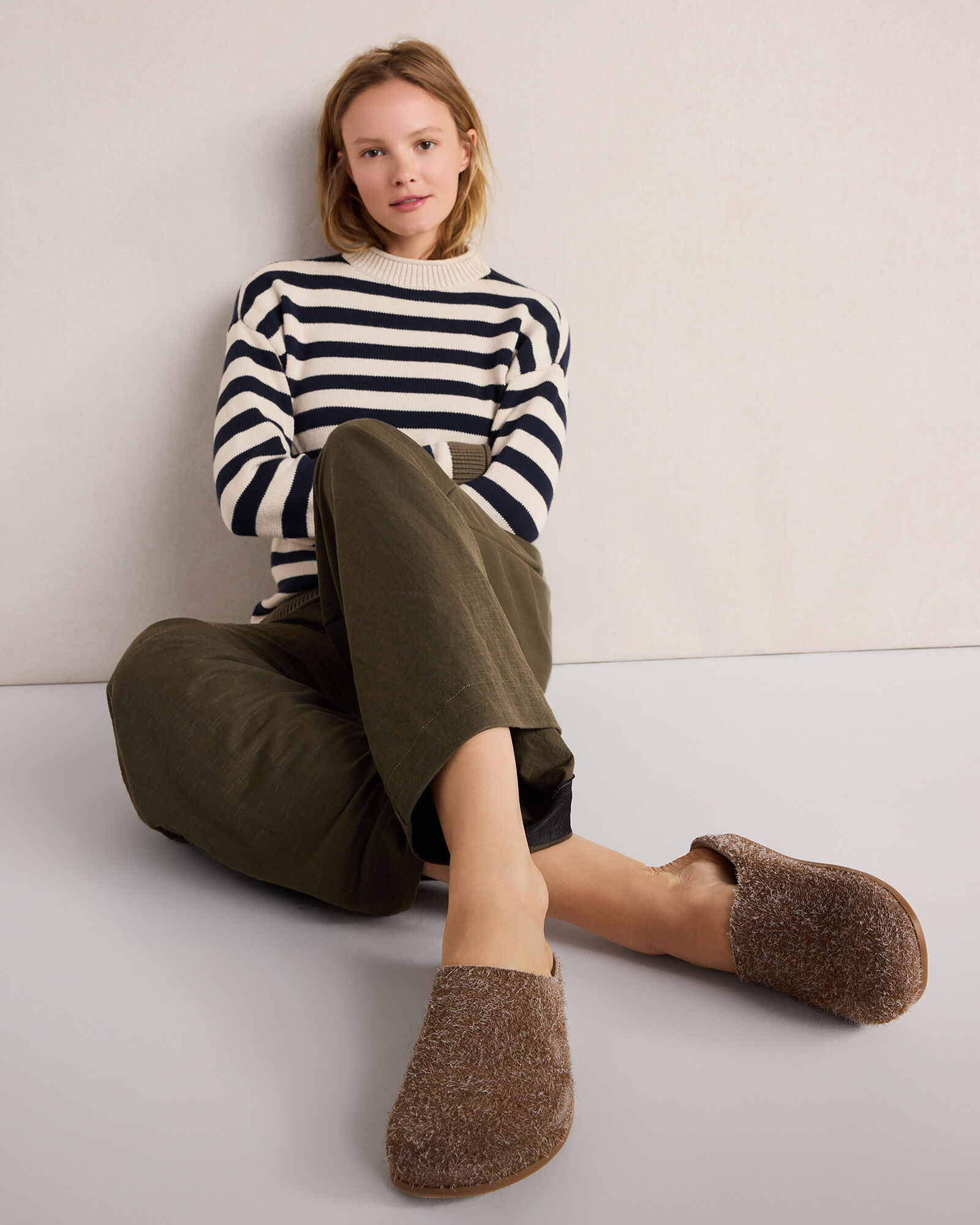Brushed Suede Clogs - thumbnail 3