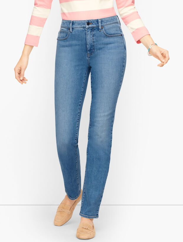 Straight Leg Jeans - Vista Wash - Curvy Fit | Talbots