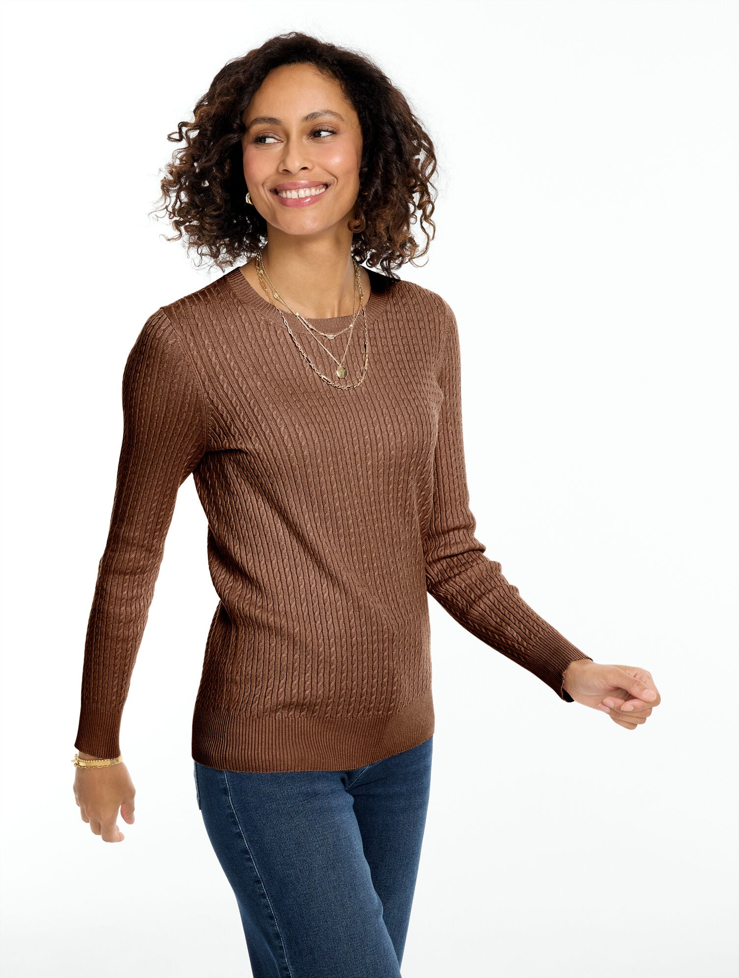 Micro Cable Sweater