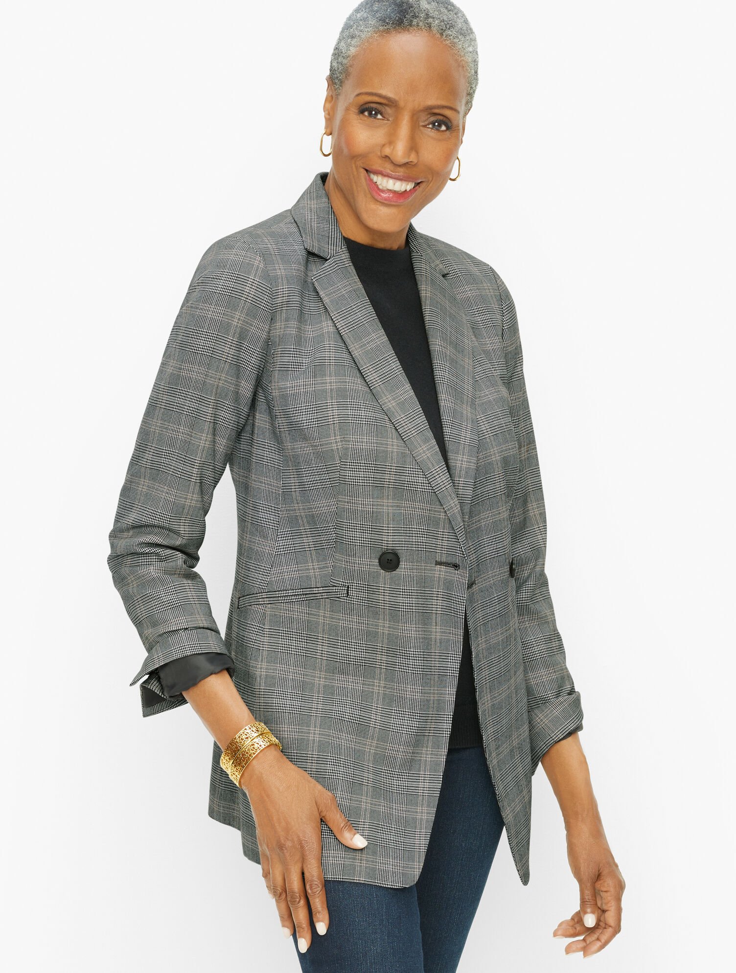 Hommes Glen Plaid Blazer Talbots