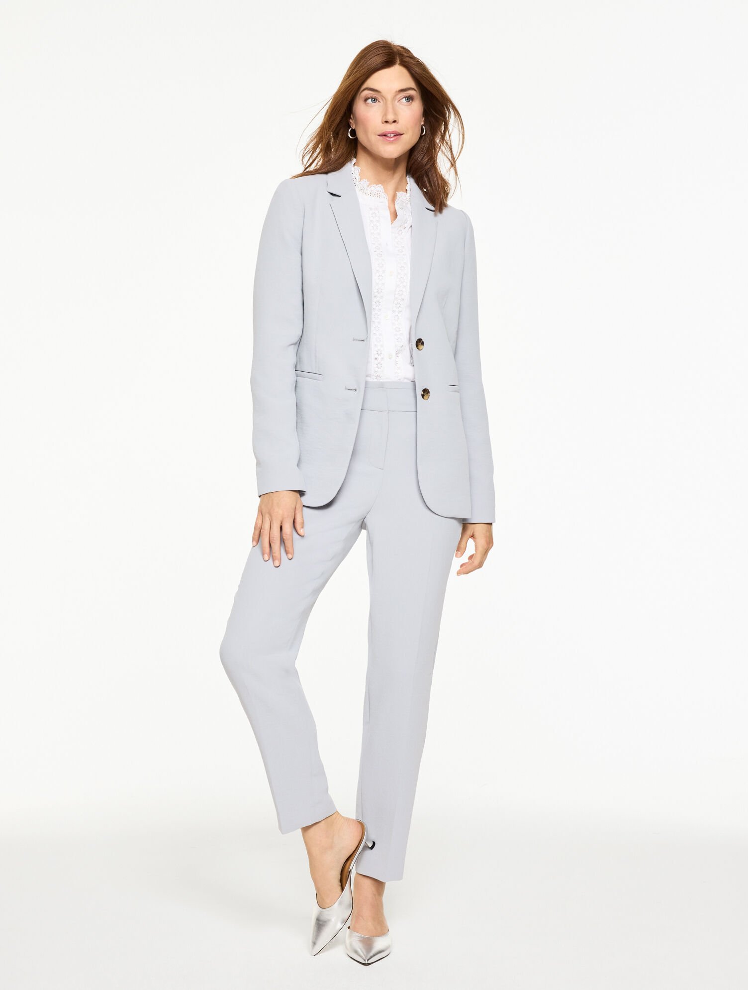 Polished Crepe Blazer