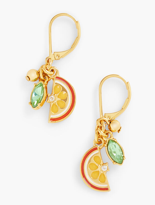 Orange You Glad Drop Earrings