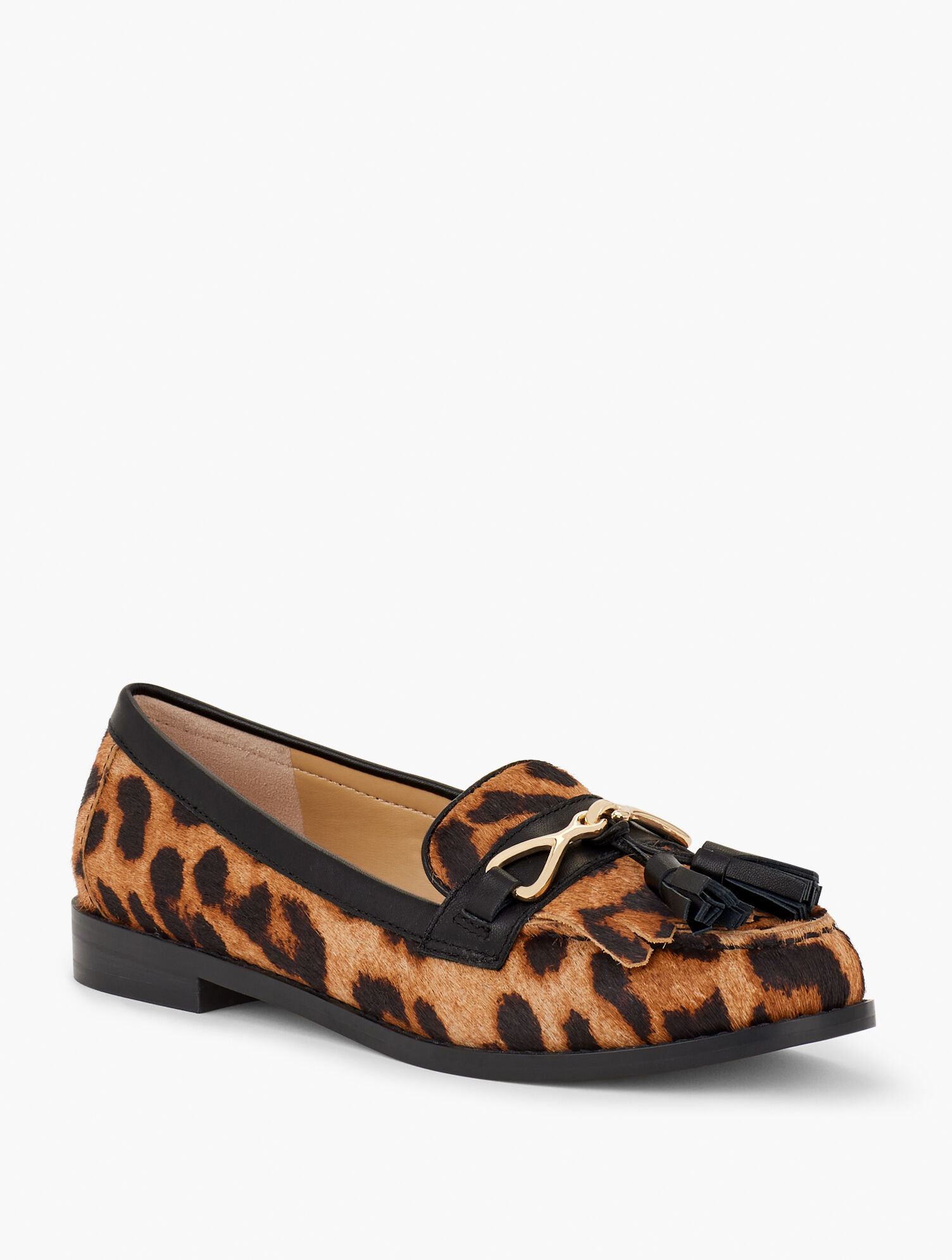 Laura Tasseled Leopard Loafers