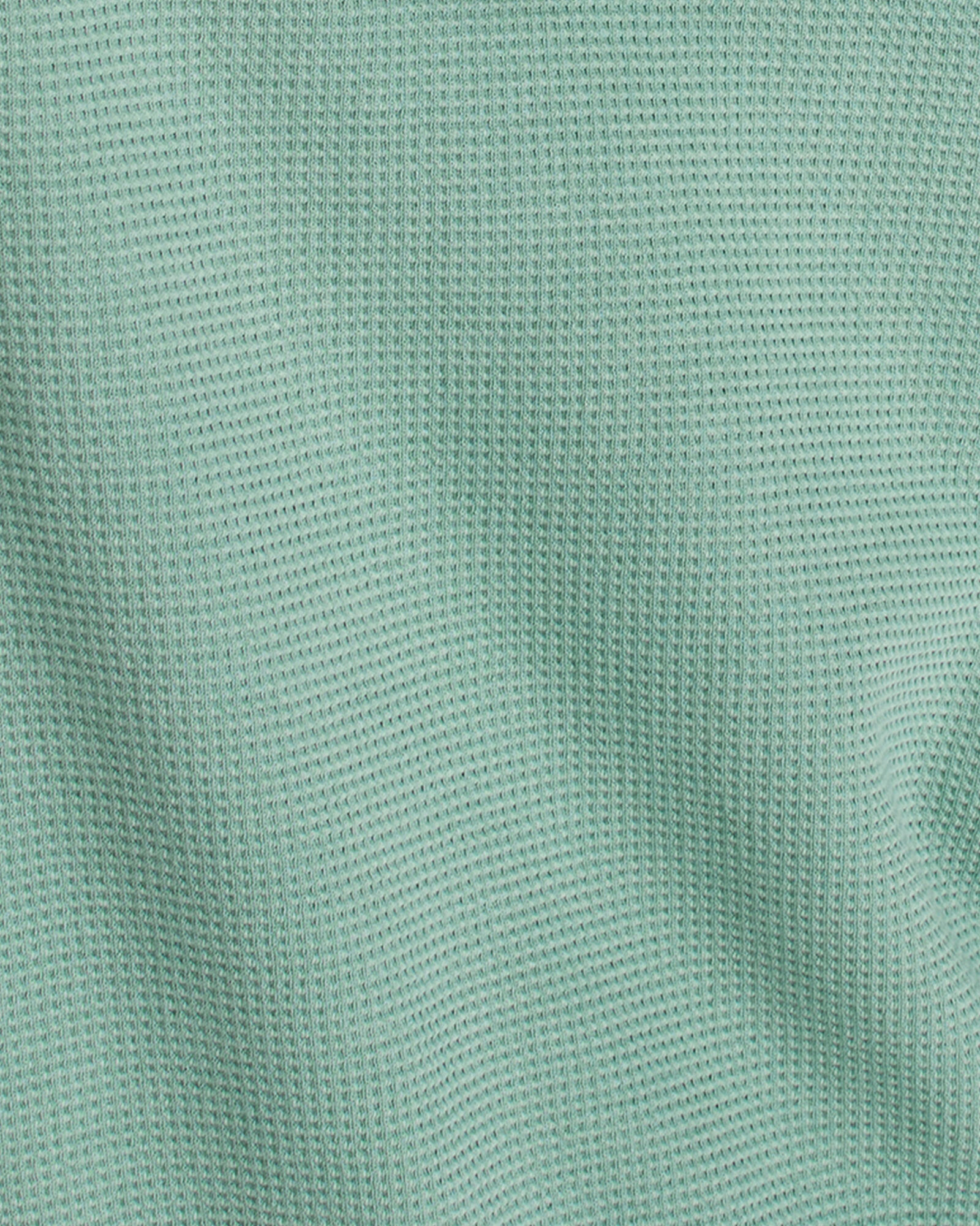 Organic Cotton Waffle Henley