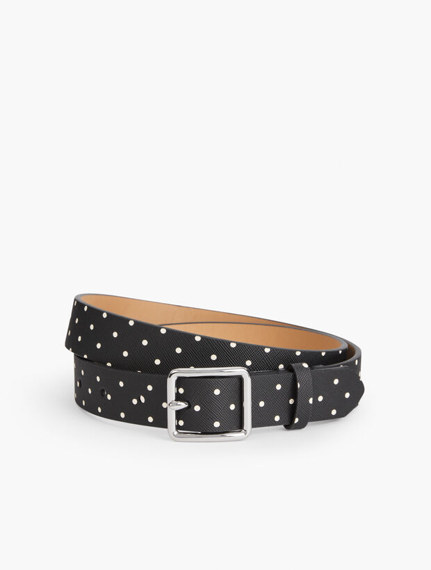 Kate Spade polka dot belt Kate Spade Signature Black & White Polka Dot 38mm & 40mm  main image 4
