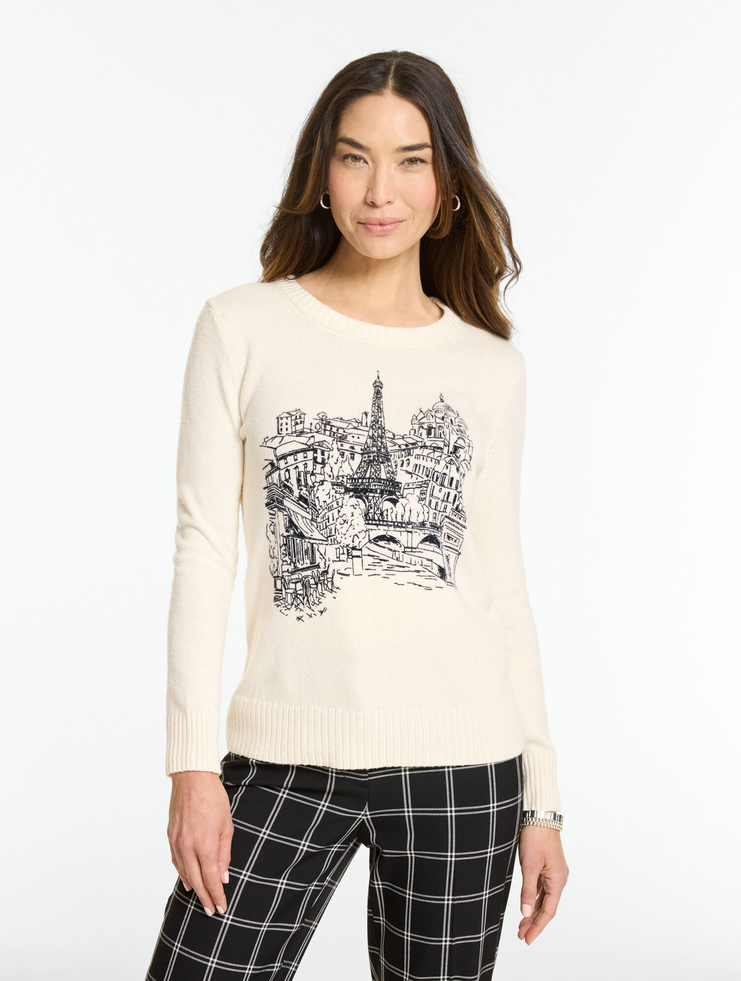 Crewneck Sweater - Paris Scenic