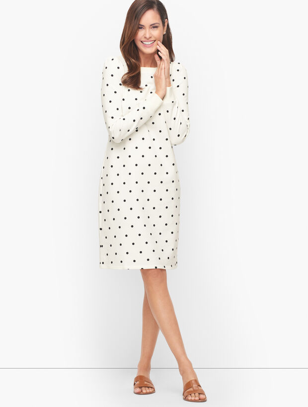 Terry Shift Dress Joy Dot Talbots