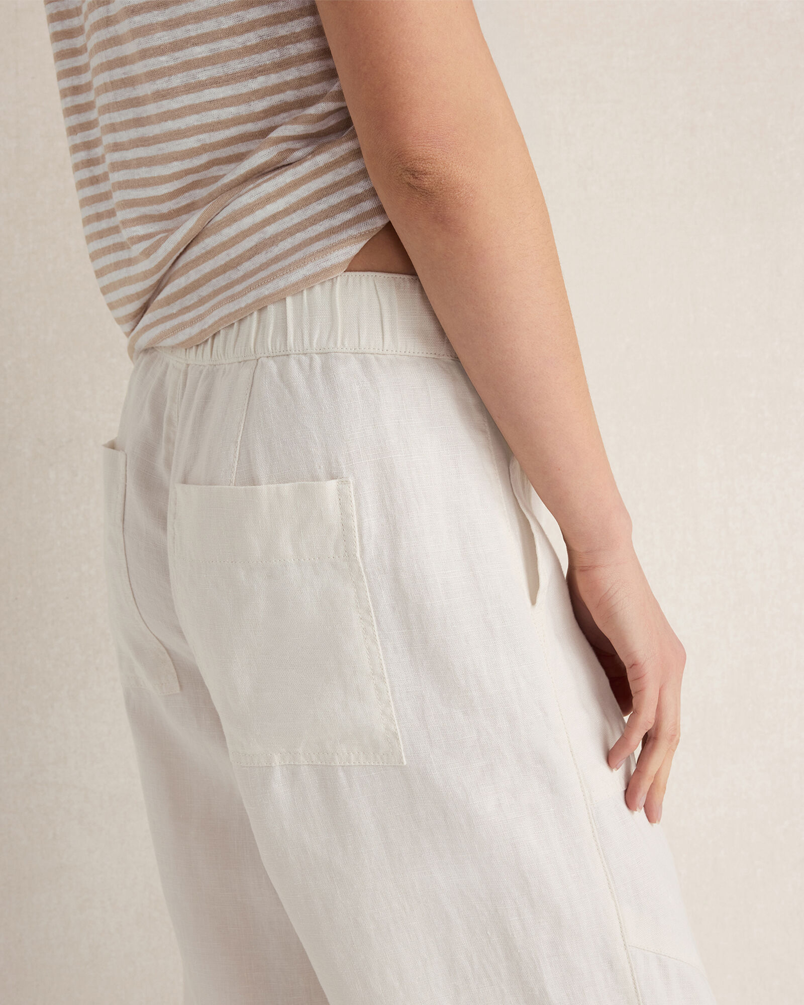 Heavyweight Linen Wide Leg Pants