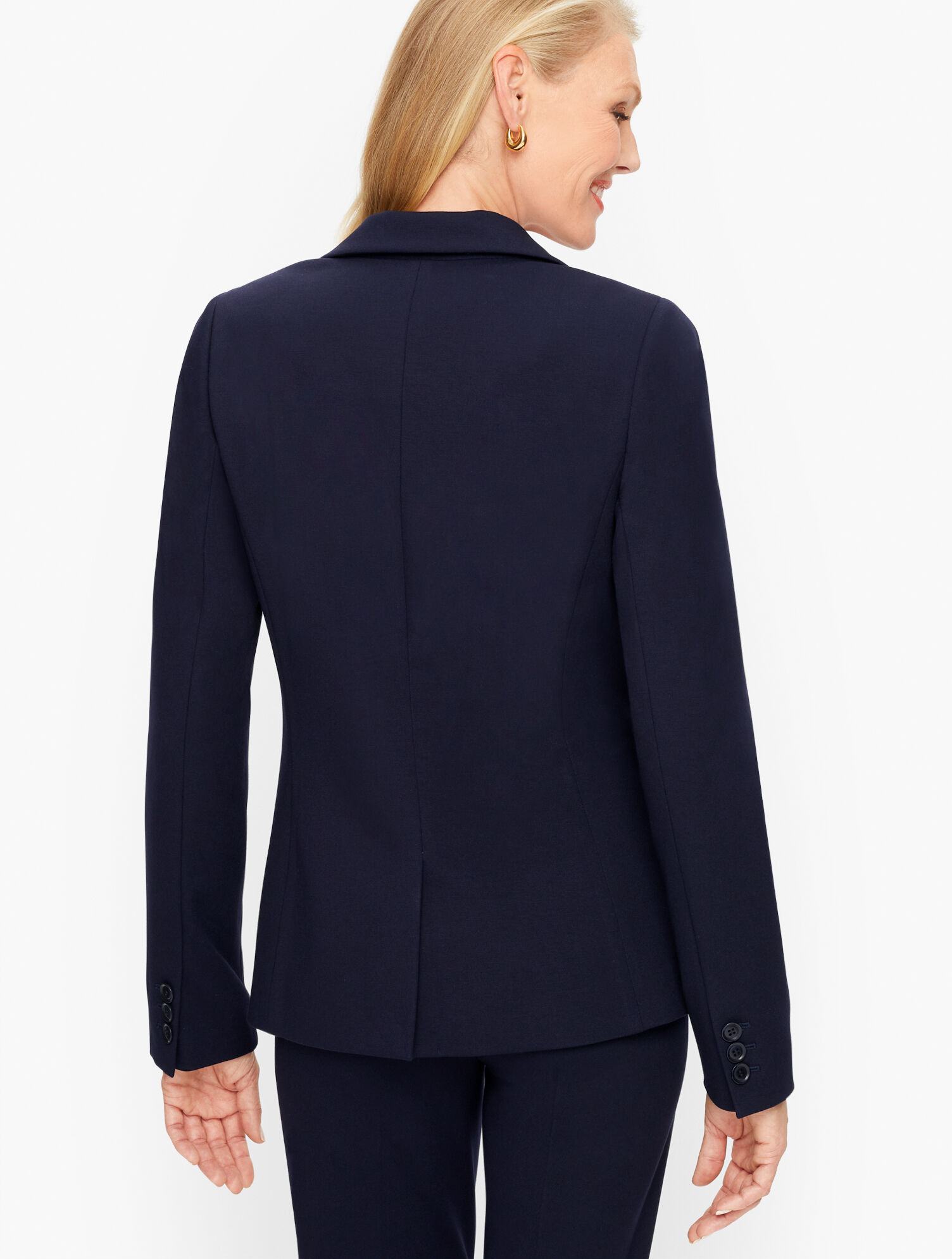 Italian Luxe Knit Blazer | Talbots