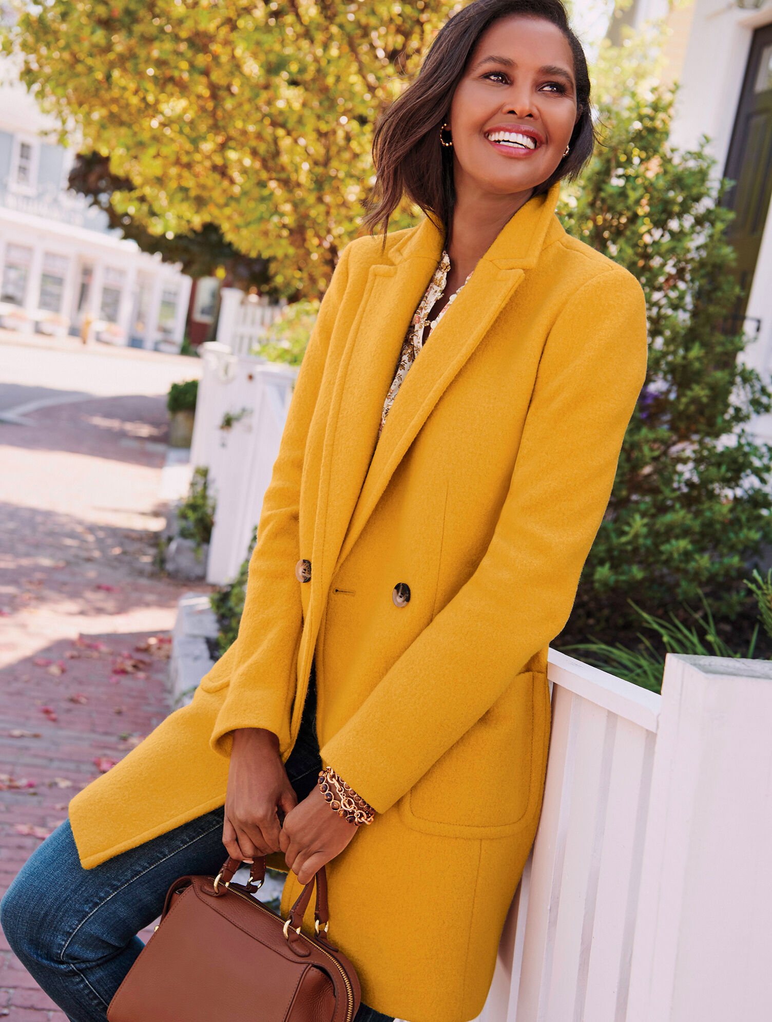 Double Breasted Wool Coat | Talbots