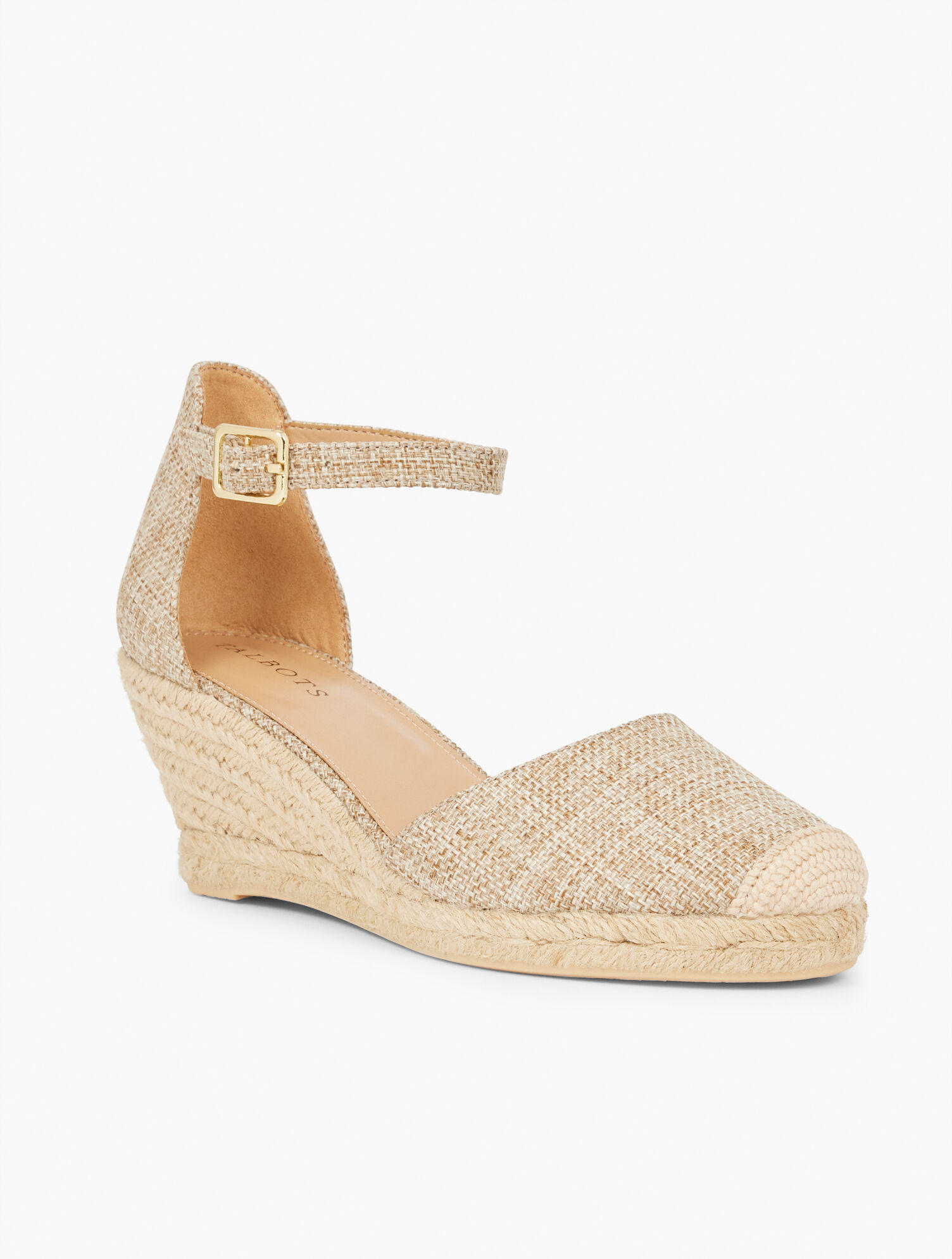 Lyndsay Espadrille Wedges - Linen
