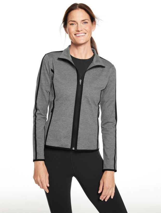 Studio Stretch Full-Zip Jacket Talbots