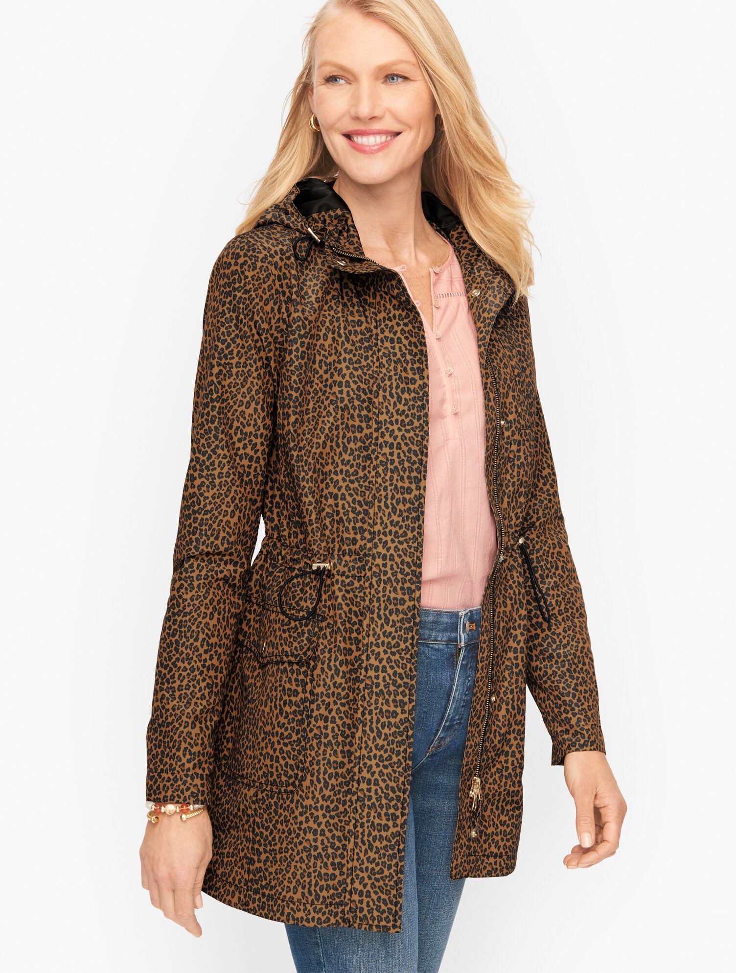 Coastal Hooded Anorak - Animal Print