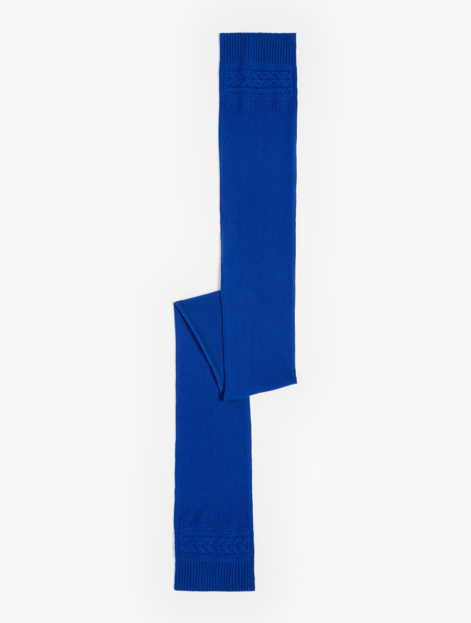Cashmere Cable Border Scarf