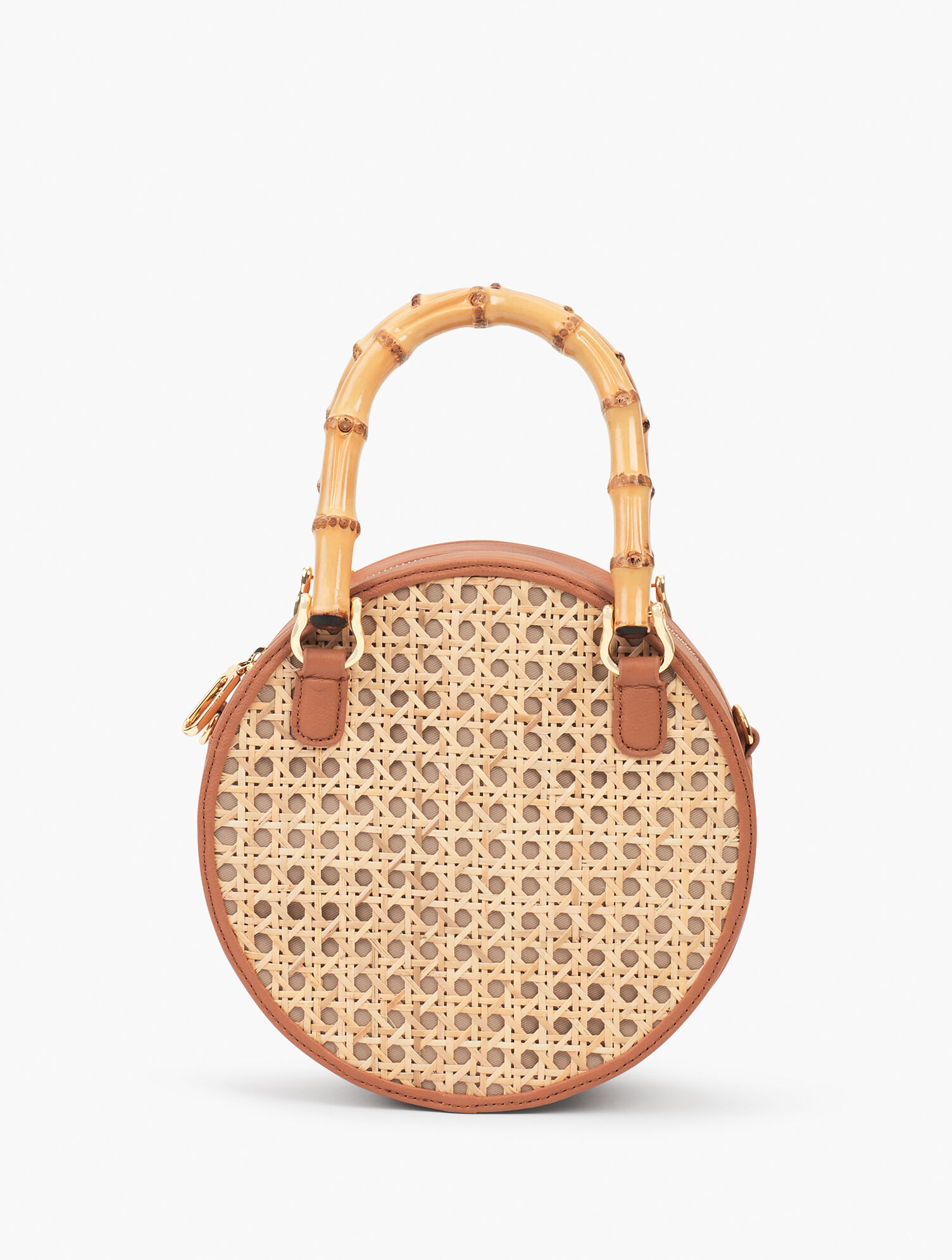 Rattan Bamboo Handle Bag
