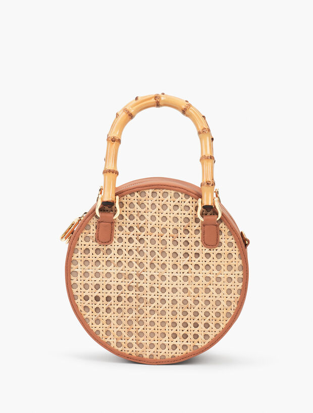 Rattan Bamboo Handle Bag