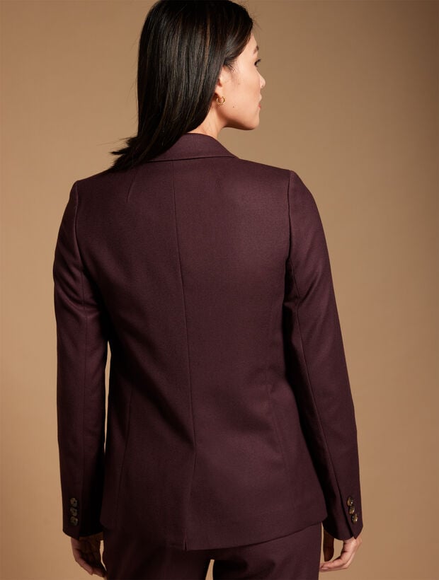 Luxe Italian Stretch Flannel Blazer