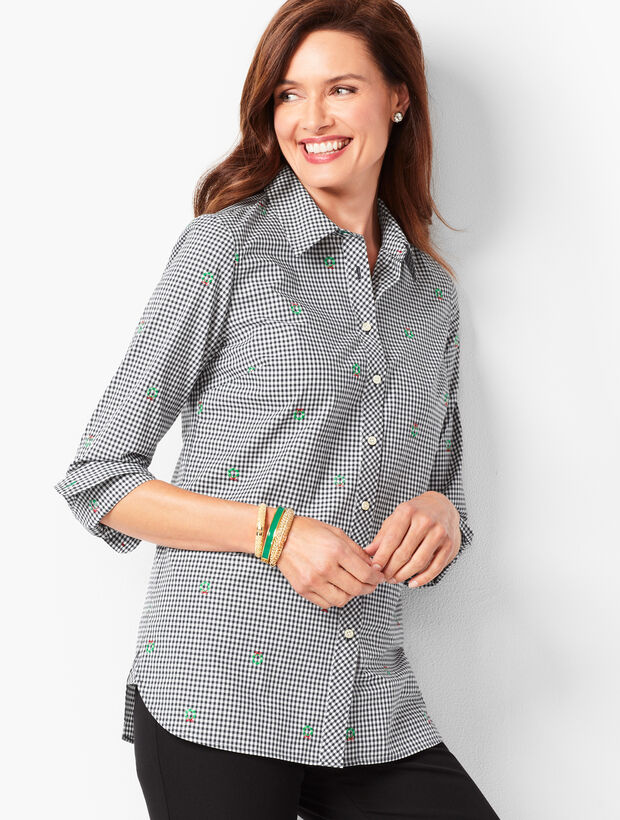 Classic Cotton Shirt - Holiday Gingham 