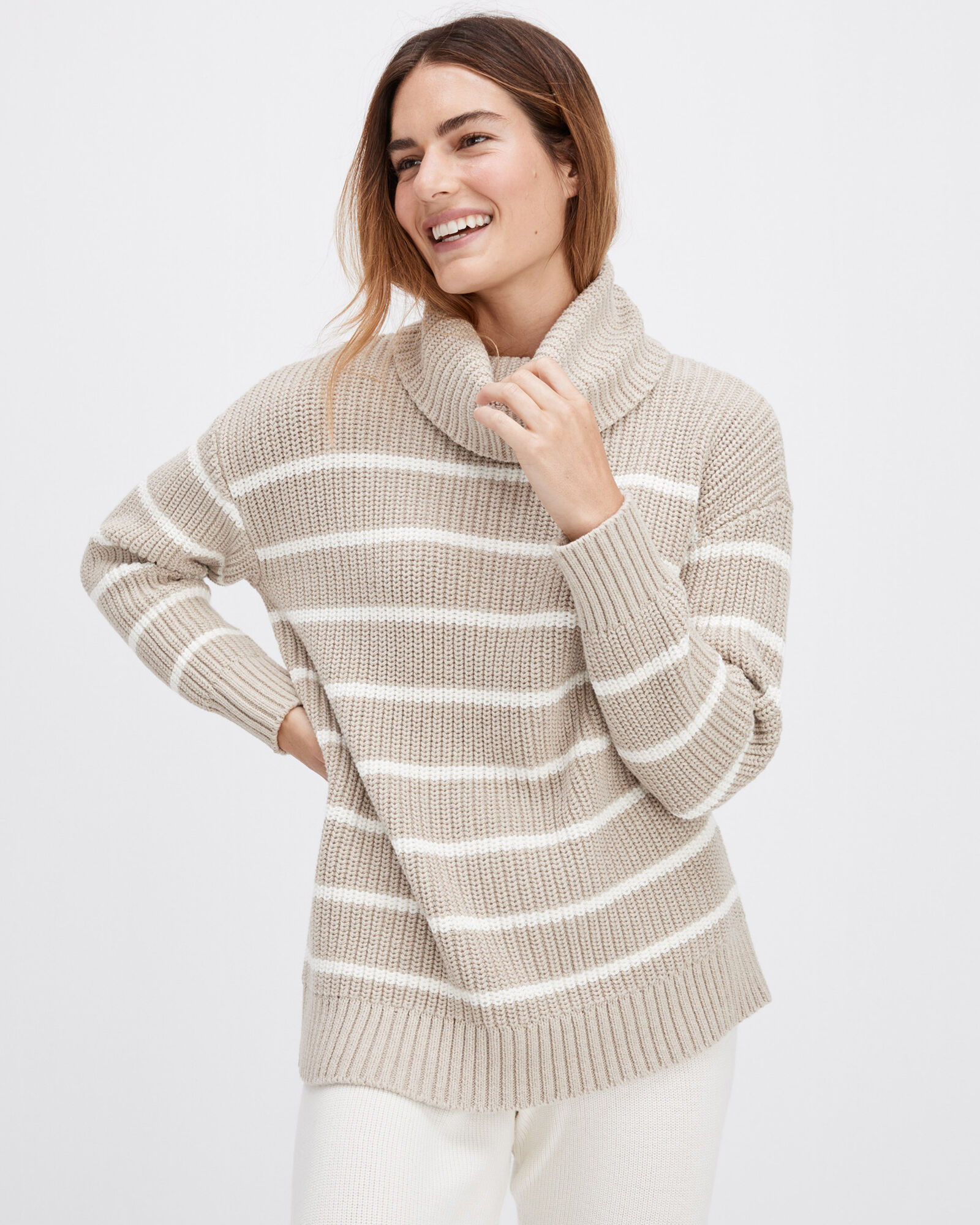 Organic Cotton Turtleneck Tunic