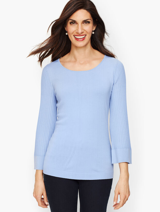Flared Sleeve Sweater