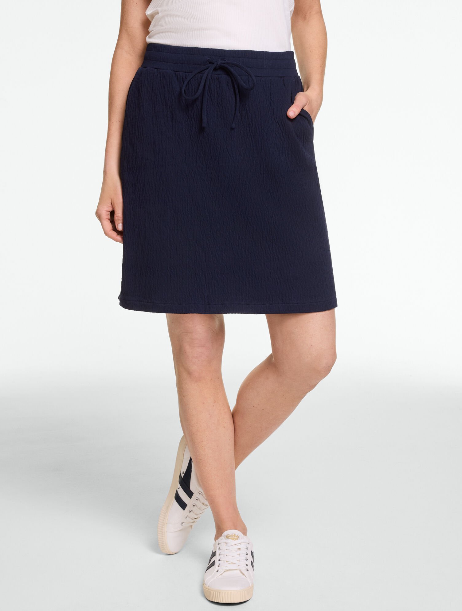 Crinkle Gauze Skirt