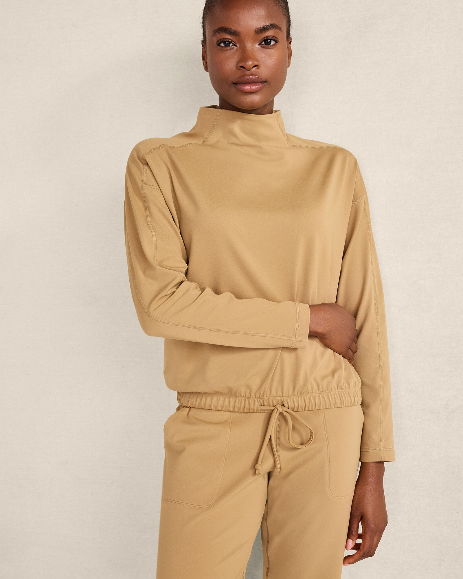 Balance Funnel-Neck Pullover