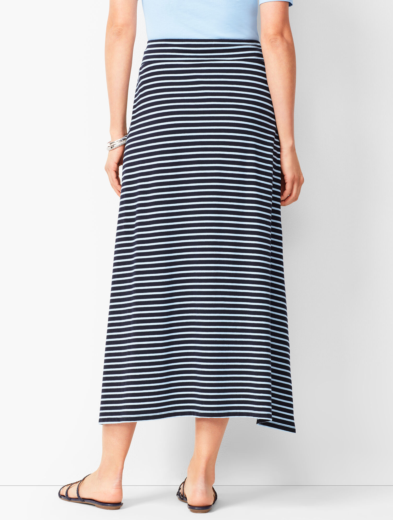 Jersey Maxi Skirt - Stripe