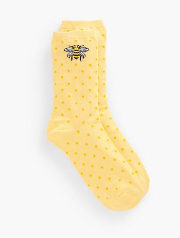 Honey Bee Trouser Socks