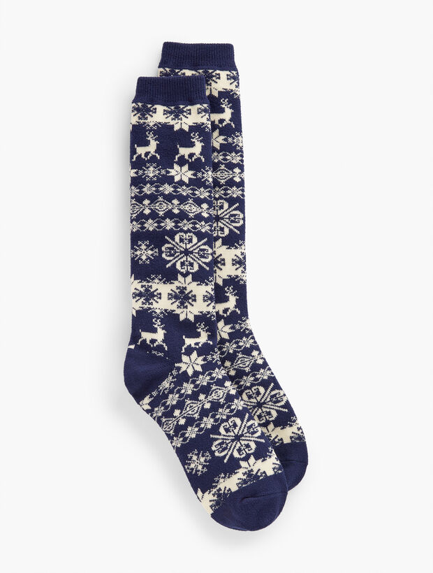 Fun Fair Isle Boot Socks