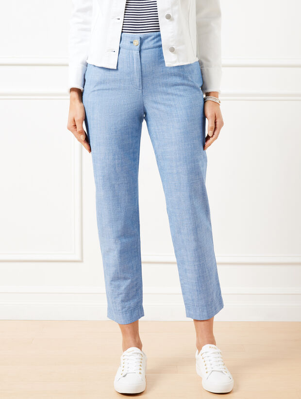 Perfect Crops - Newport Chambray