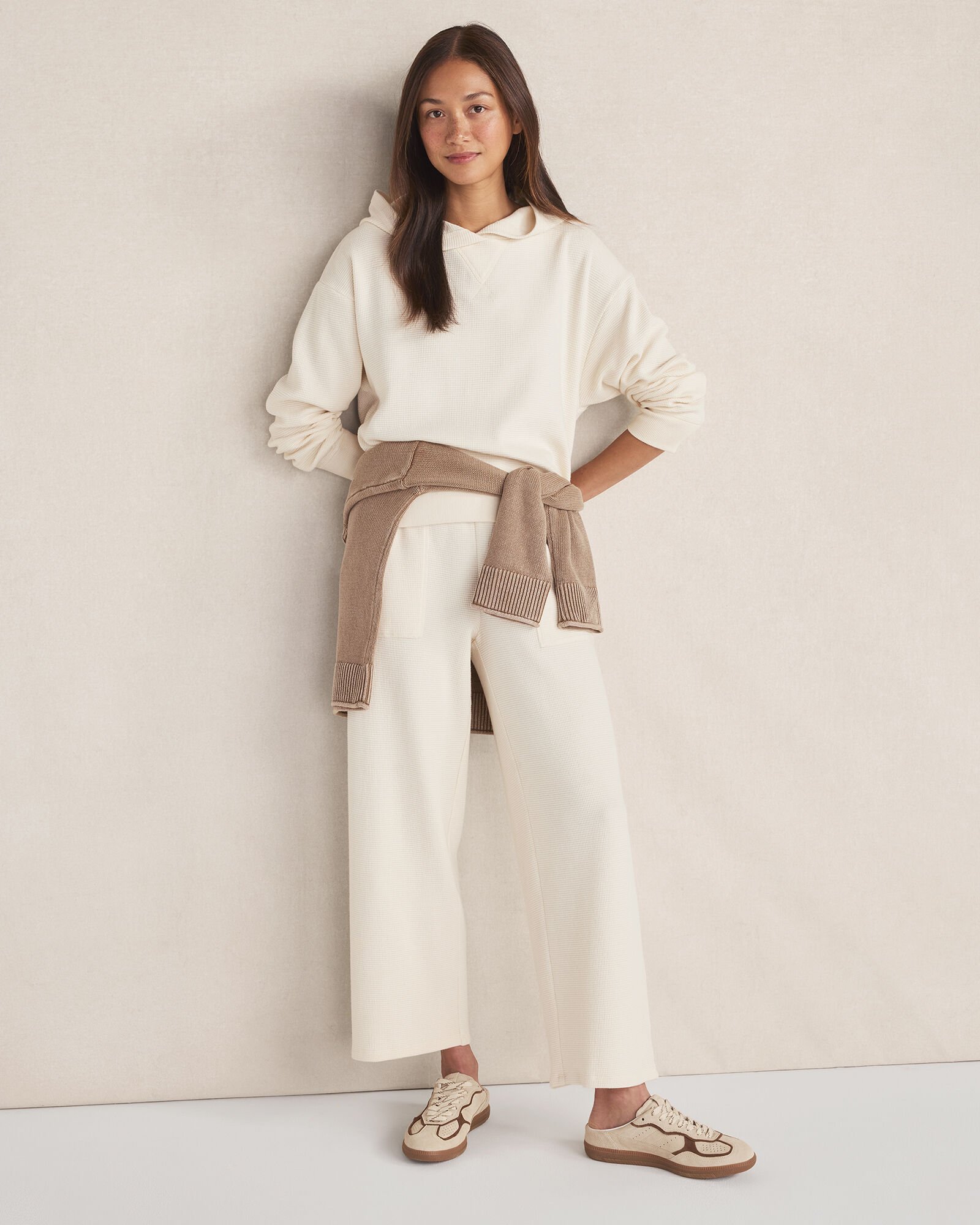 Resti Organic Cotton Waffle Hoodie