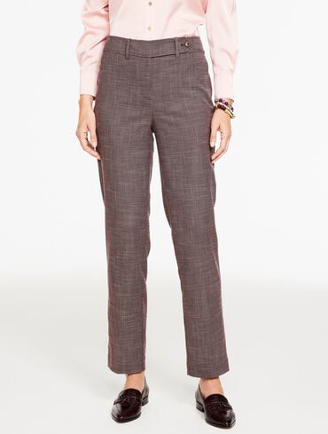 Classic Straight-Leg Twill Trousers