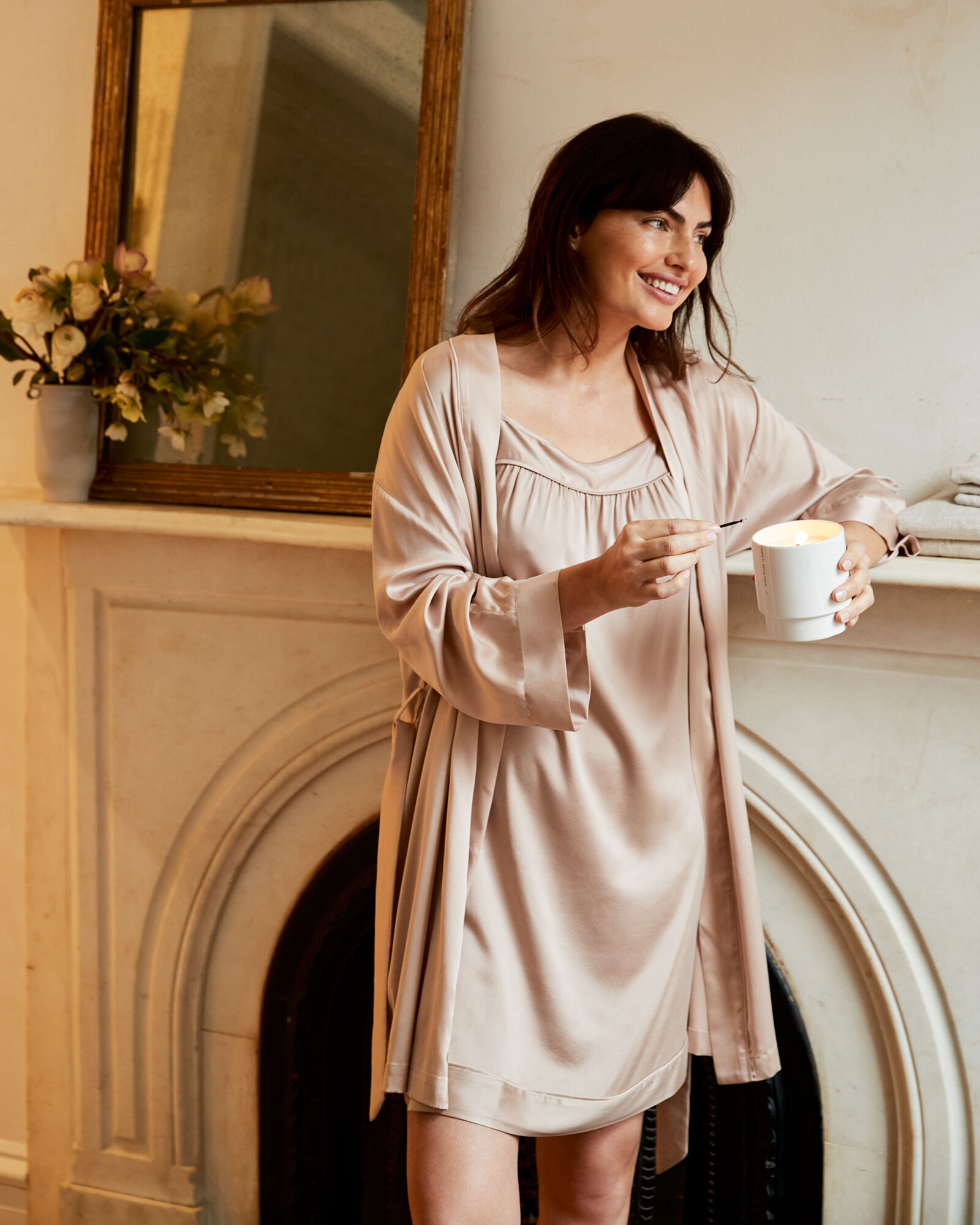 Washable Silk Robe