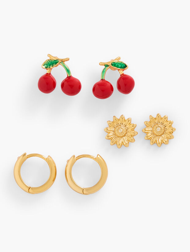 Summer Charm Stud Earring Set