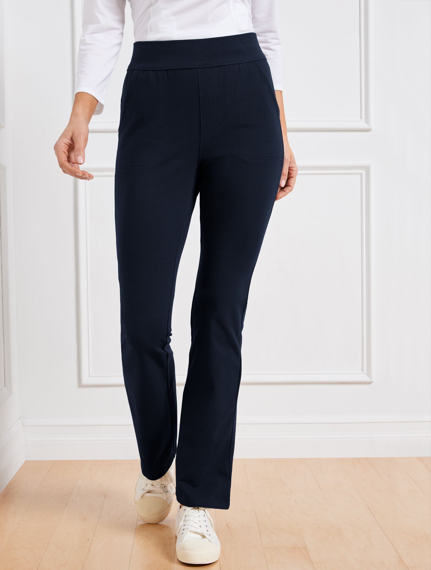 Everyday Stretch Bootcut Pants Talbots